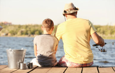 Fishing Father Son