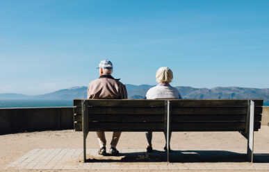 Insights Elderly Couple On Bench