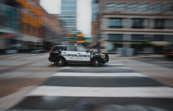 Insights Speeding Police Car
